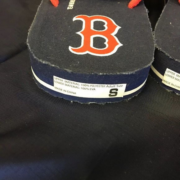Forever Collectibles MLB Boston Red Sox Men's Flip Flop-Size Small 6/7 - Picture 6 of 7